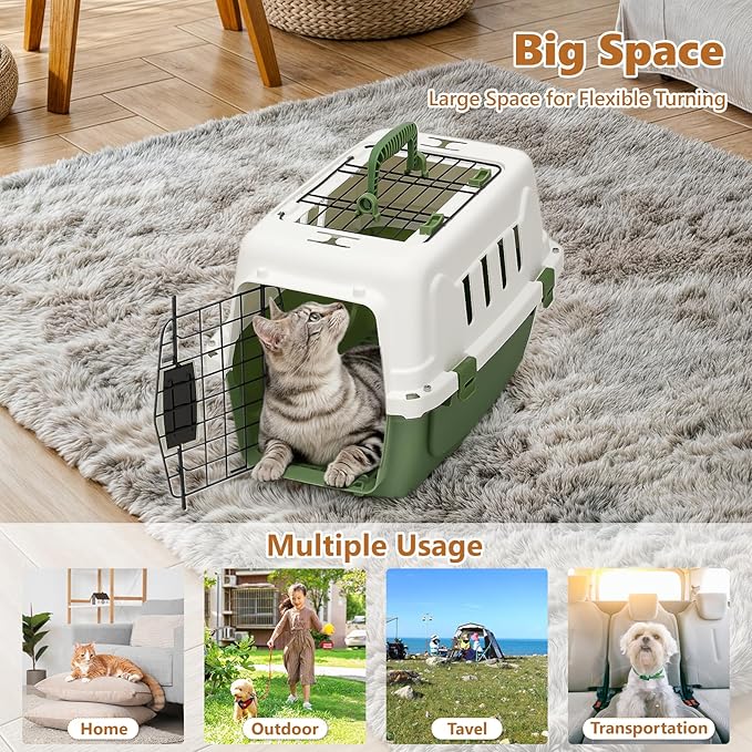 Athena Collection 18" Hard-Sided Travel Pet Carrier - Image 8