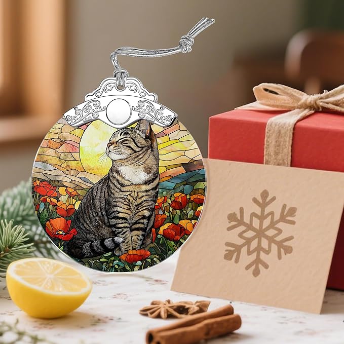 Stained Glass Ornament, Christmas Ornaments, Christmas Decorations - Image 6