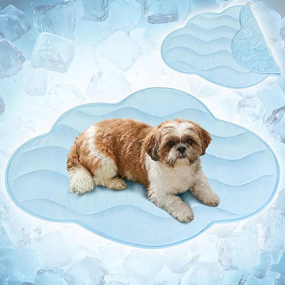 PetAmi Dog Cooling Mat, Cloud Shape, Pet Pad by PetAmi