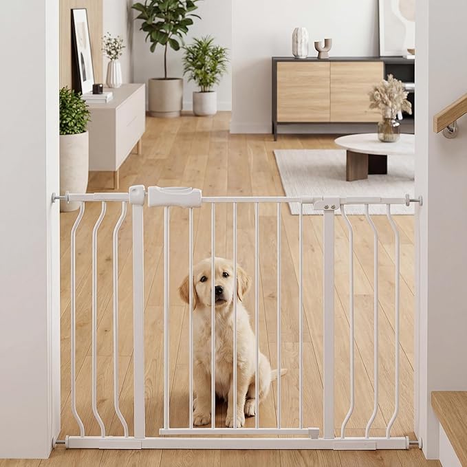 38-43 Inch Wide Baby Gate for Stairs Indoor Safety Gate for Toddlers Kids by COSENDBABYGATE