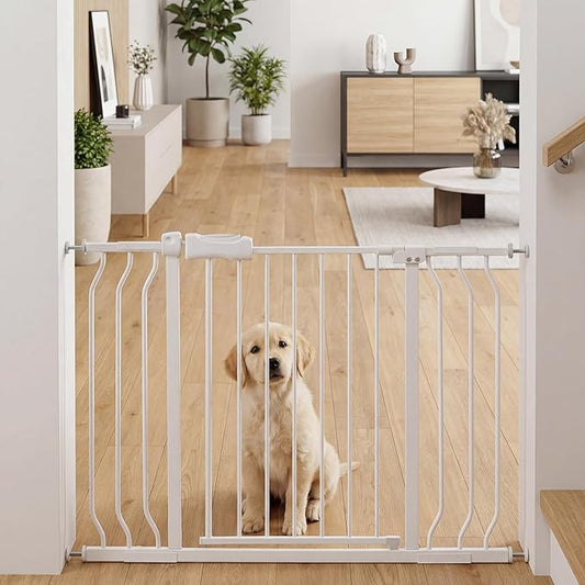 38-43 Inch Wide Baby Gate for Stairs Indoor Safety Gate for Toddlers Kids by COSENDBABYGATE
