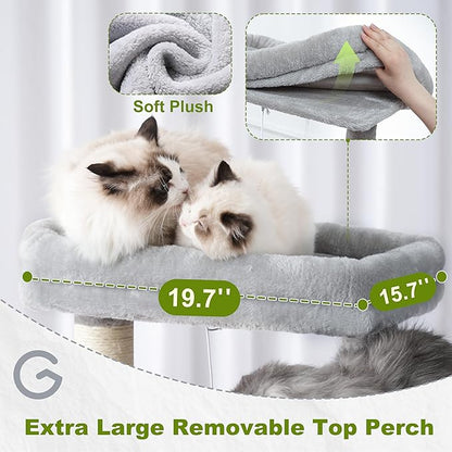 Gitelsnour Cat Tree, Cat Tower for Large Cats - Image 3