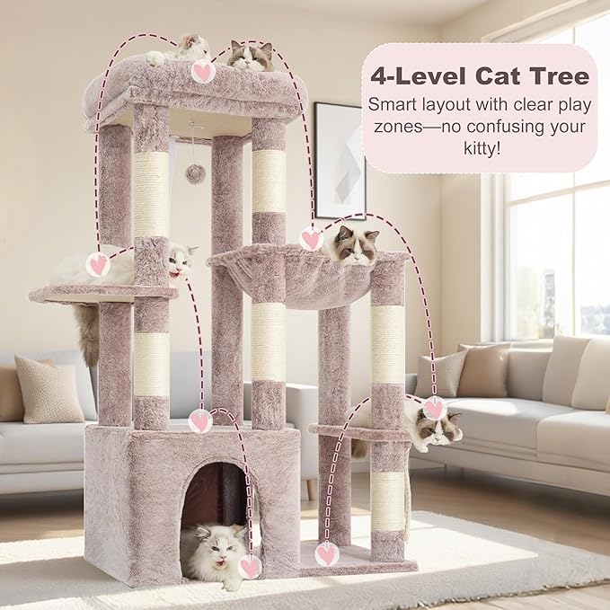Heybly Heavy Duty Cat Tree, Tower - Image 2