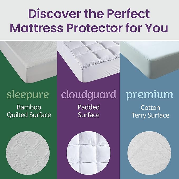 SafeRest Waterproof Twin XL Size Mattress Protector - Image 4