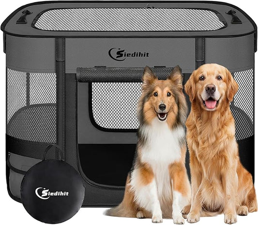 Dog Playpen, Cat Pet Puppy Pen, Portable Playpens by Siedihit