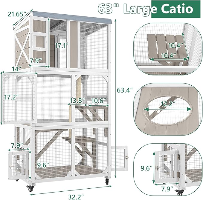 Catio Outdoor Cat Enclosure - Image 8