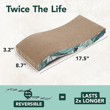 Reversible Wave Cat Scratcher for Indoor Cats - Image 5