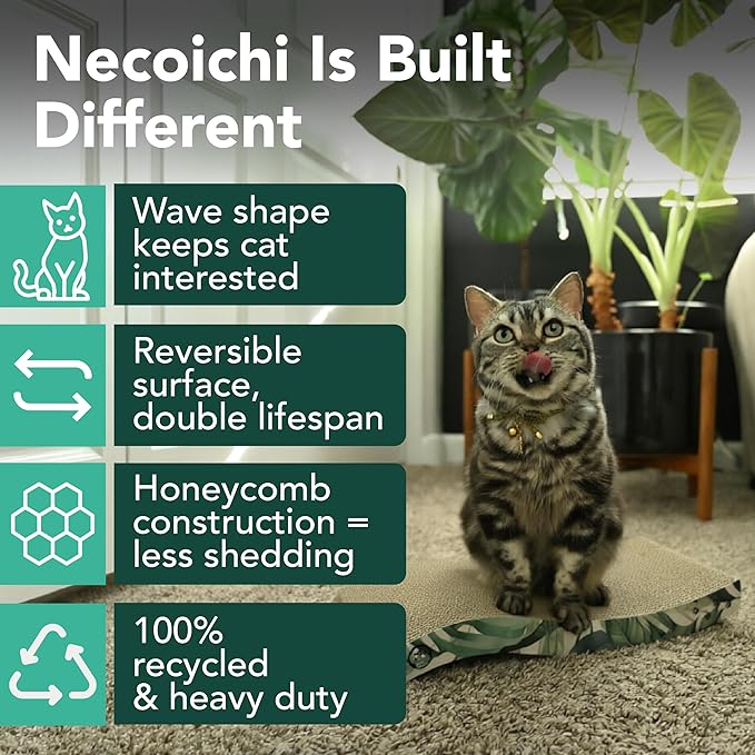 Reversible Wave Cat Scratcher for Indoor Cats - Image 2