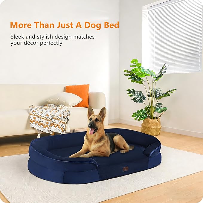 Dwanton Orthopedic Dog Bed for Extra Large Dogs - Image 2