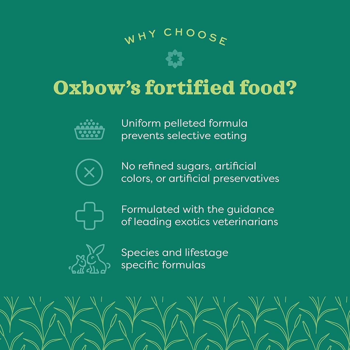 Oxbow Essentials Rabbit Food, Senior, Made Alfalfa for Rabbit, Vitamin & Mineral Rich Pet Pellets, Small Animal Pet Products, Bunny Food, Made in USA, High Fiber, 8 lb. Bag