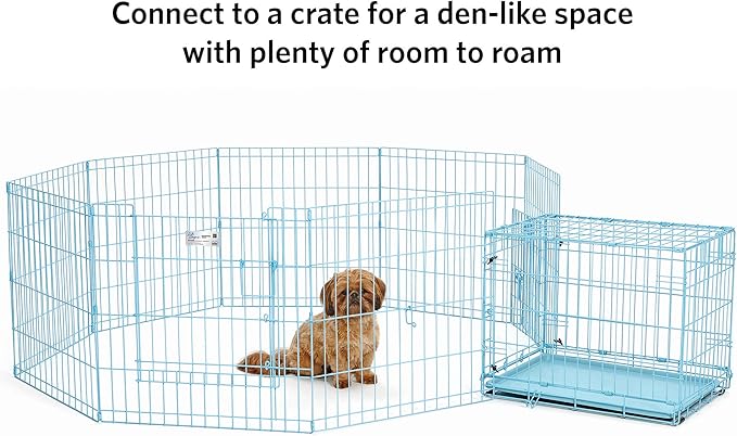 MidWest Homes for Pets 24-Inch Exercise Pen, for Indoor and Outdoor Use - Image 2