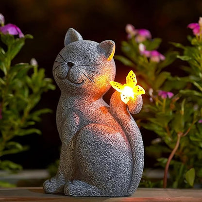 Nacome Cat Outdoor Statues for Garden: Outside Decor by Nacome