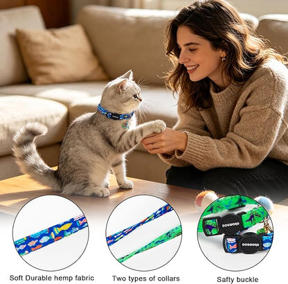 2 Pack Cotton Kitten Collars - Image 2