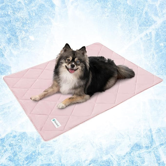 PetAmi Premium Cooling Dog Blanket | Lightweight Fluffy Pet Throw Blanket Bed by PetAmi