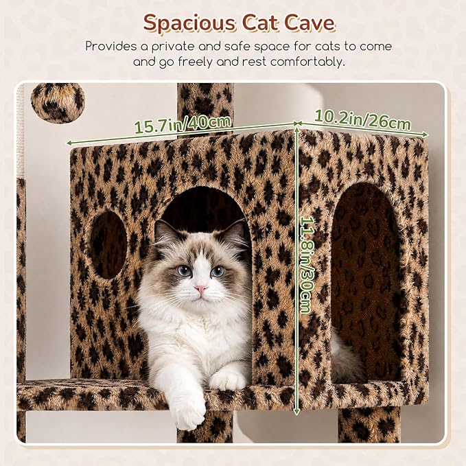 Globlazer Leopard Cat Tree Tower - Image 3