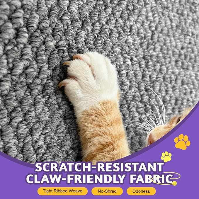ENONCI Door Protector from Cat Scratching 19.6" x 7.8" Cat Wall Corner Scratcher - Image 2