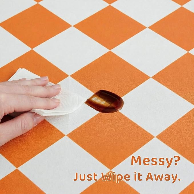 Checkered Dog Feeding Mat, Absorbent Mats - Image 5