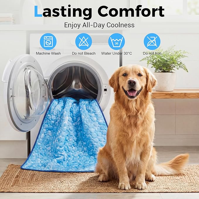 Dog Cooling Mat, Large Cooling Pad - Image 5