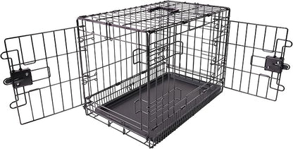 Amazon Basics Portable, Foldable Metal Wire Dog Crate by AmazonBasics
