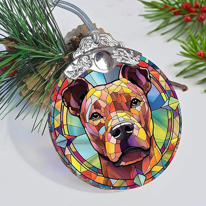 Jocidea Dog Ornament, American Staffordshire Terrier Hanging Ornament - Image 6