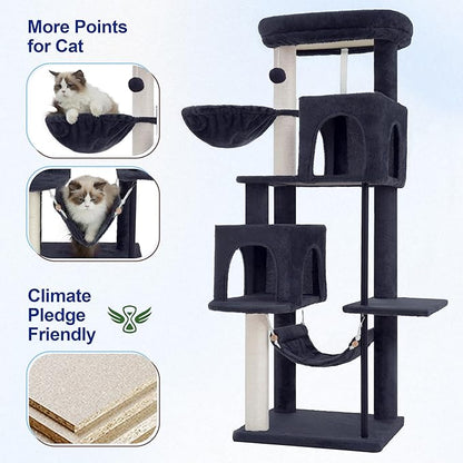 Gitelsnour 51.2'' Cat Tree Tower, Cat Tower - Image 4