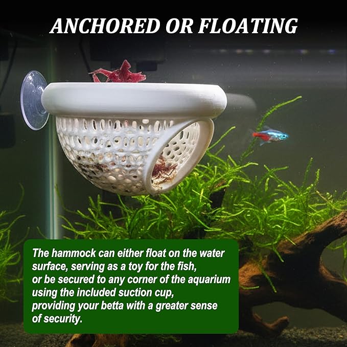 Floating Betta Hammock, Betta Hideout - Image 3