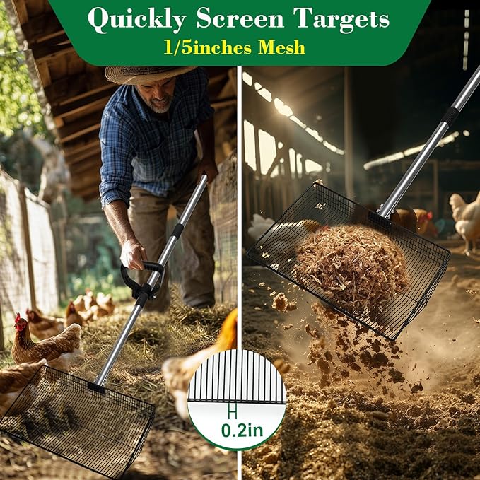 15-inch Chicken Poop Scooper - Image 3
