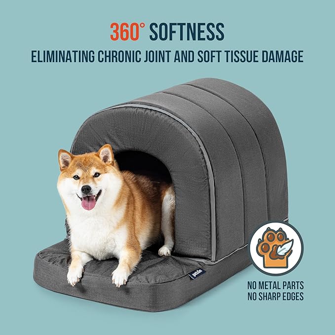 PELZIN Orthopedic Dog Bed House - Image 2