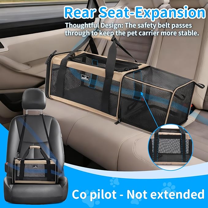 Wakytu Airline Approved Expandable Pet Carrier - Image 3