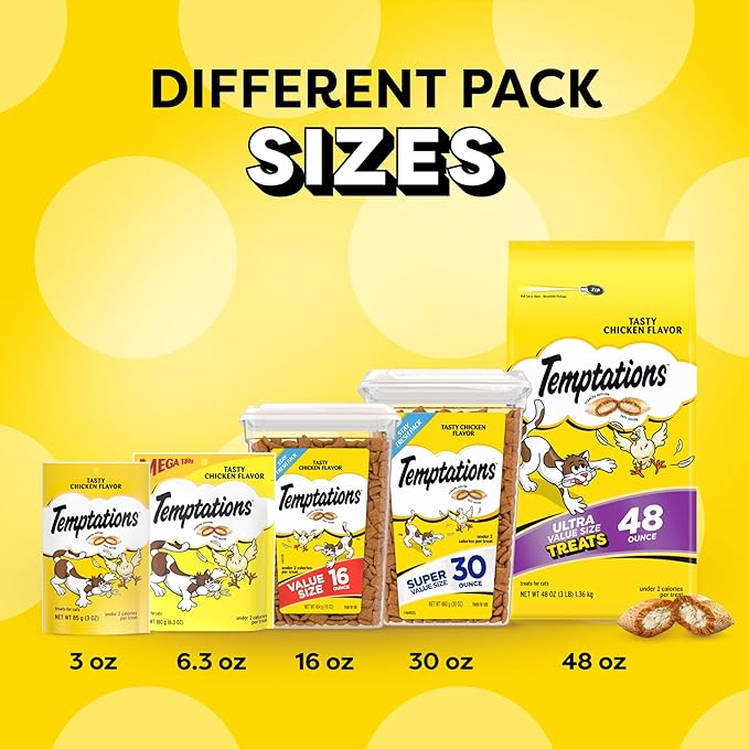 Temptations Cat Treats Classic Crunchy and Soft Cat Treats, Tasty Chicken Flavor - Image 12