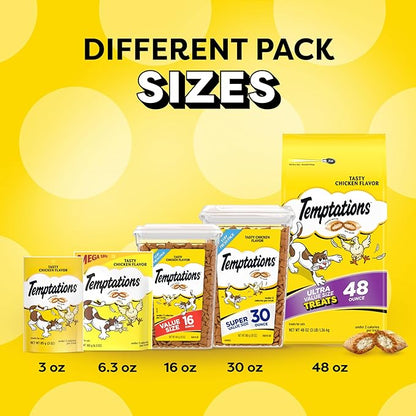 Temptations Cat Treats Classic Crunchy and Soft Cat Treats, Tasty Chicken Flavor - Image 12