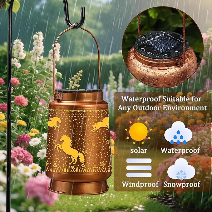 Horse Solar Lanterns Outdoor Waterproof, Gifts - Image 3