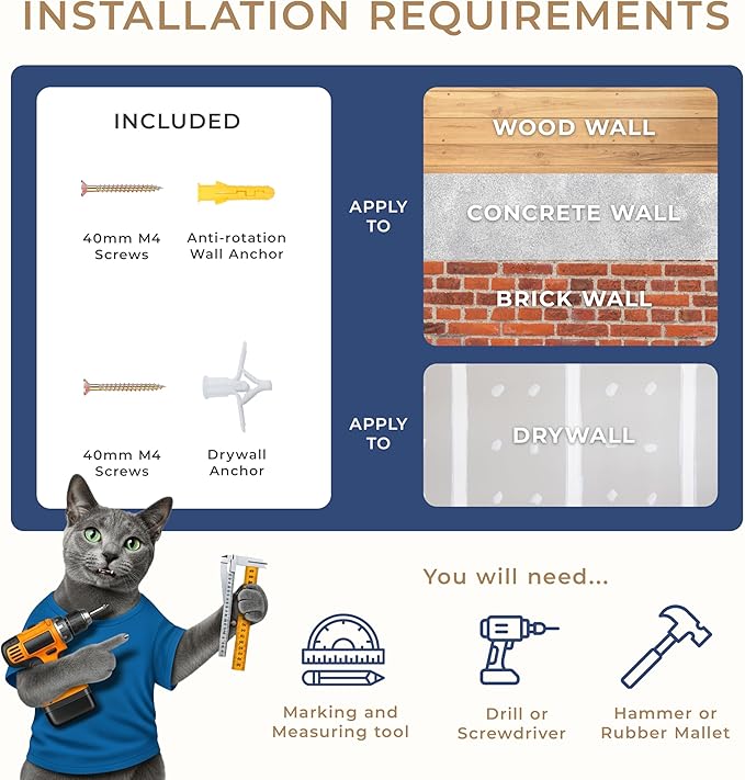 Space-Saving Cat Wall Shelves – Interactive Cat Wall Climber - Image 2
