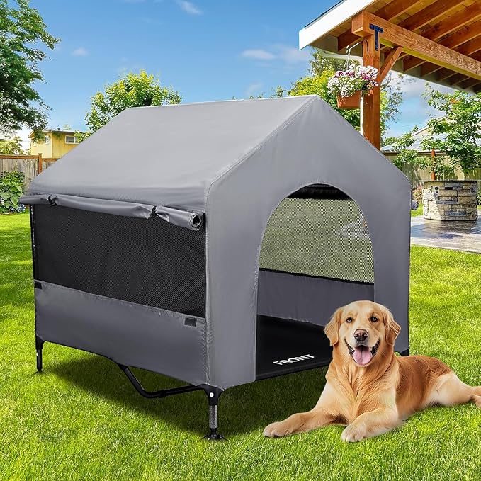 Summertrail 42" Large Dog House Outdoor Indoor by DOGHOUSE