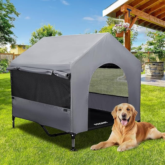 Summertrail 42" Large Dog House Outdoor Indoor by DOGHOUSE