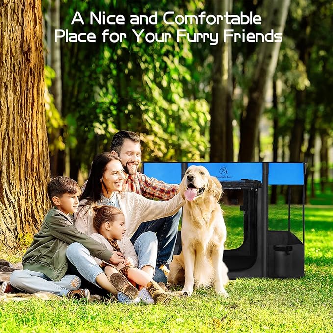 Dog Playpen, Pet Playpen, Foldable Puppy Cat Playpen, Portable Exercise Kennel - Image 9