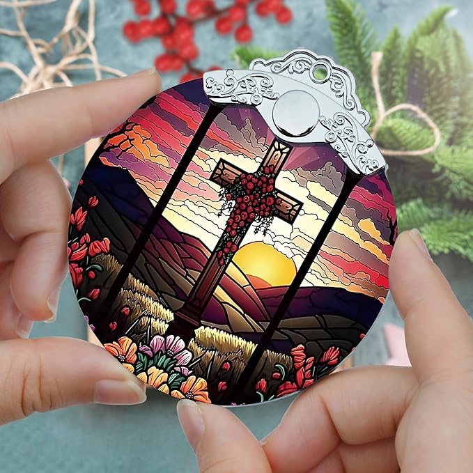 Jocidea Cross Christmas Ornament - Image 3