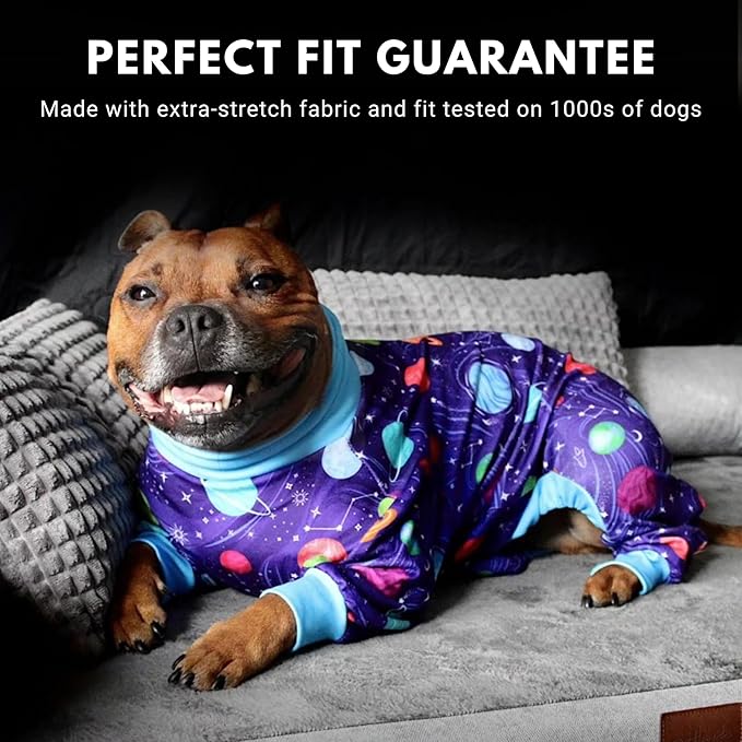 Spark Paws Dog Pajama, Dog Recovery Suit Male, Ultra-Soft and 4-Way Stretch - Image 4
