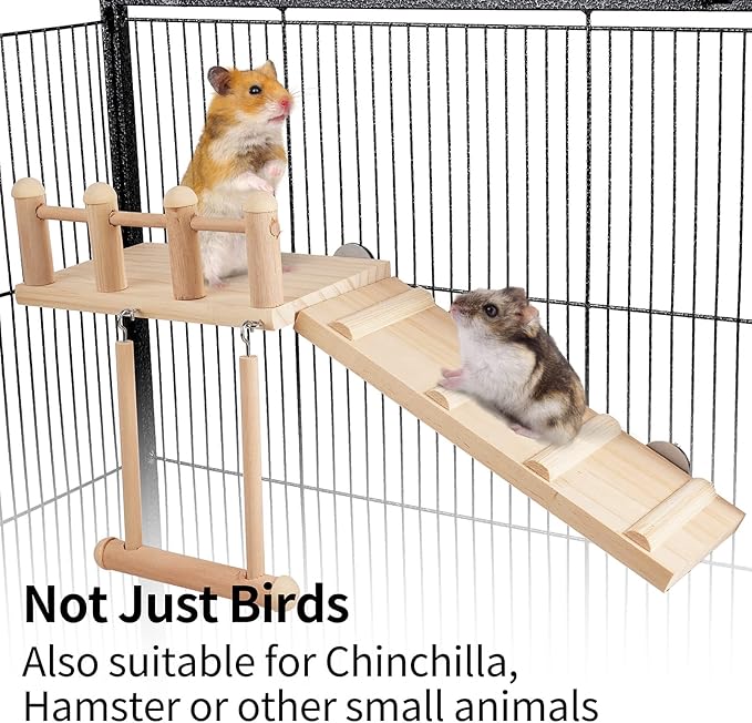 FrgKbTm Bird Perches Platform Swing - Image 5
