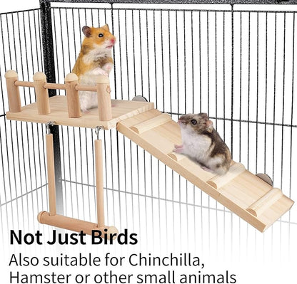 FrgKbTm Bird Perches Platform Swing - Image 5