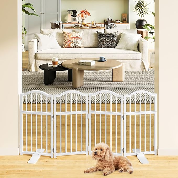 Snughome Dog Gate Indoor, 23.62" H Freestanding Short Dog Door Gates by Snughome