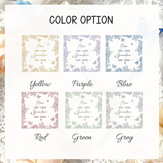 LOVELYPOD Personalized Mom to Grandma Jewelry Tray, New Grandma Present - Image 2