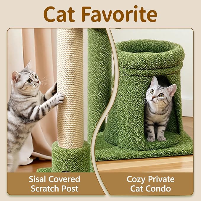 Cat Tree Tower Scratch Post Stand - Image 5
