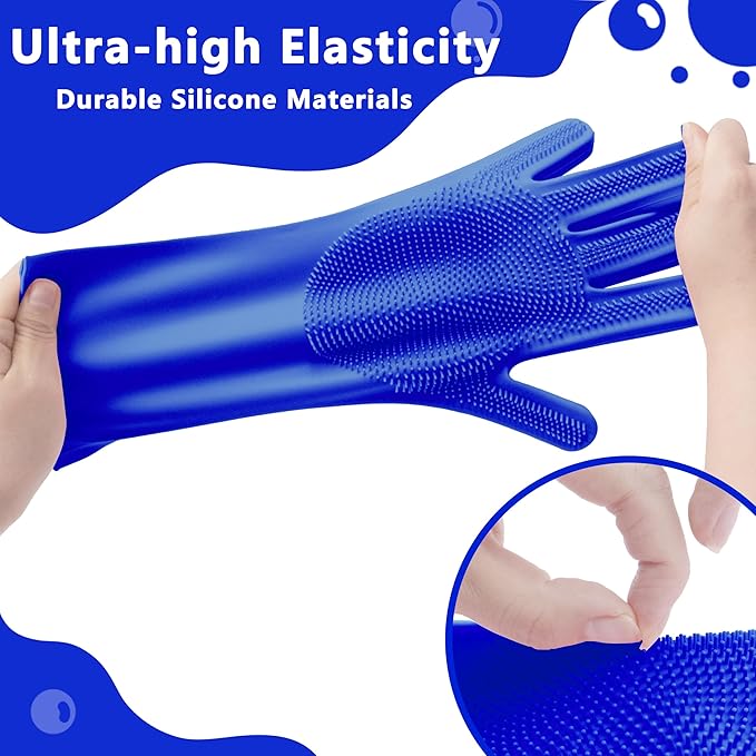 Pet Grooming Gloves—Dog Washing Gloves - Image 5