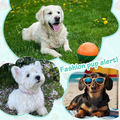 Tropical Summer Dog Collar，Handmade Cotton Puppy Collars - Image 4