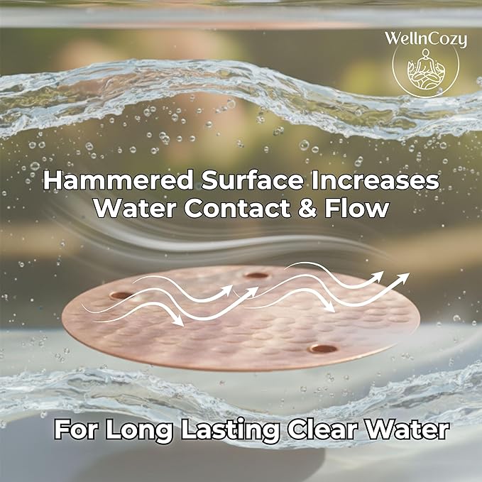 Copper Disc for Bird Bath & Maintenance Set, 99.9% Pure Copper Plate 0.8mm - Image 5