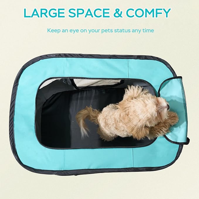 Portable Foldable Pet Playpen Collapsible Crates Kennel Playpen - Image 3