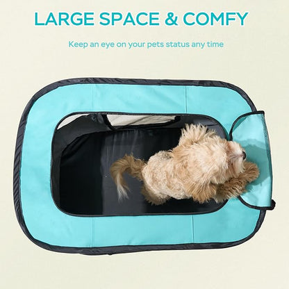 Portable Foldable Pet Playpen Collapsible Crates Kennel Playpen - Image 3