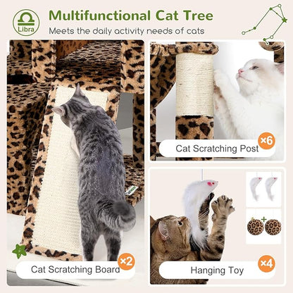 Globlazer Heavy Duty Cat Tree 78 inch Sturdy Cat Tower - Image 5