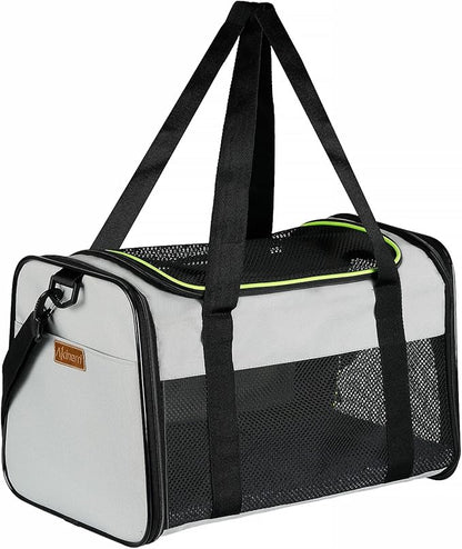 Cat Carrier - Portable Foldable Dog Pet Carrier, Soft-Sided Pet Bag up to 28 Lbs by Akinerri